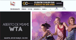 Desktop Screenshot of br.canalsony.com